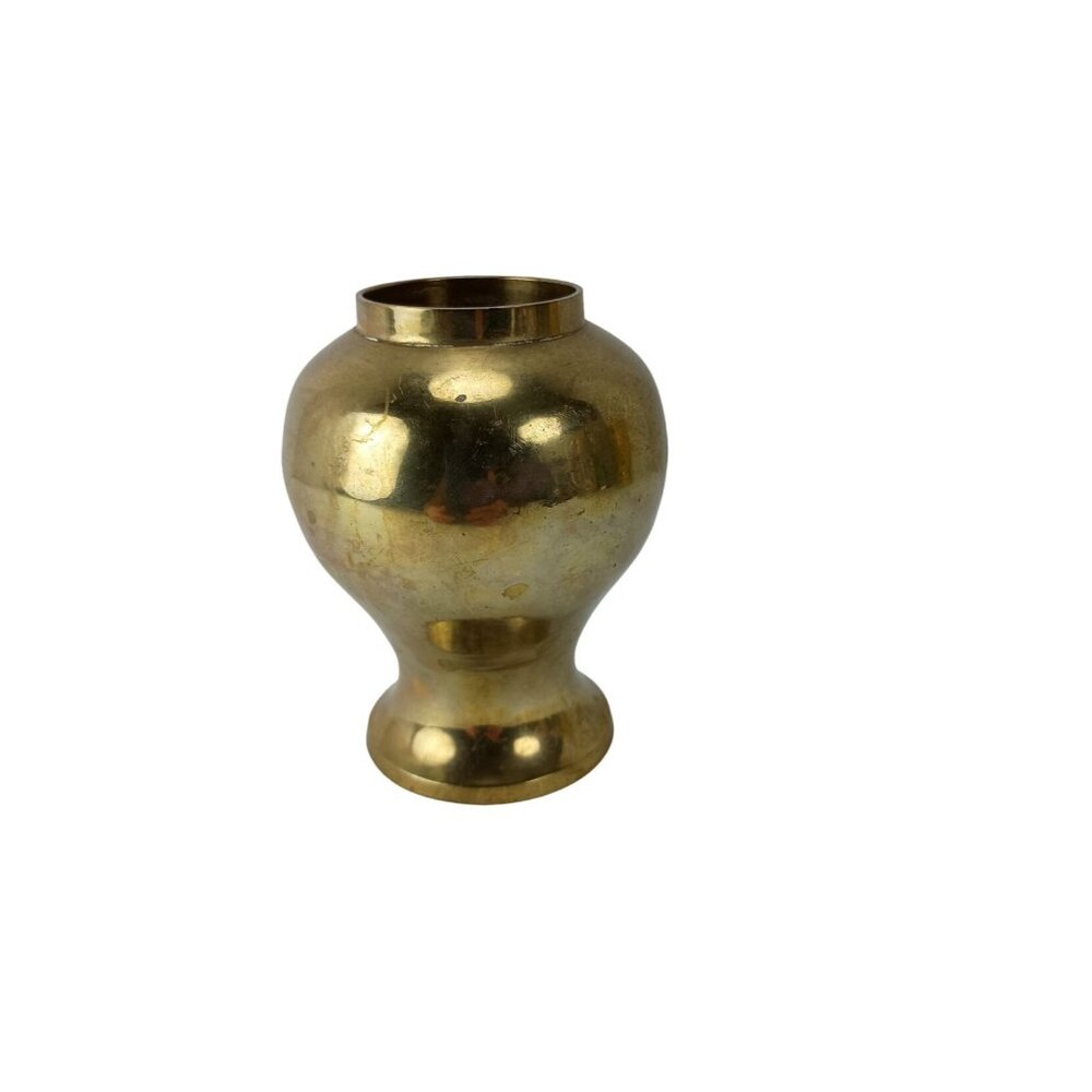 Mini Brass Metal Vase Vintage - Picture 3 of 6